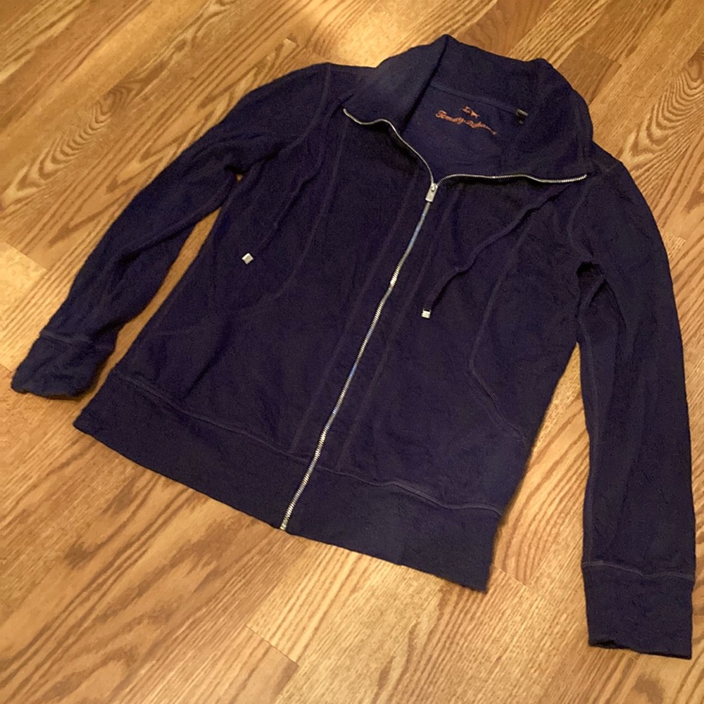 TOMMY BAHAMA lightweight Zippered Sweater Size Small Jacket Coat Fall Winter